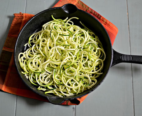 Simple, Tasty Zucchini Noodles and Chicken Skewers - Clear Medicine ...